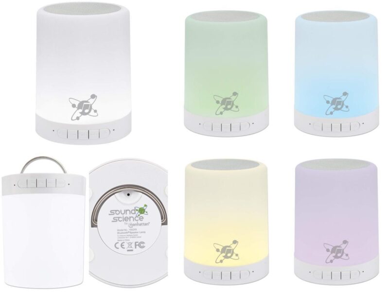 Boxa Portabila Bluetooth Manhattan Cu Iluminare Sound Science