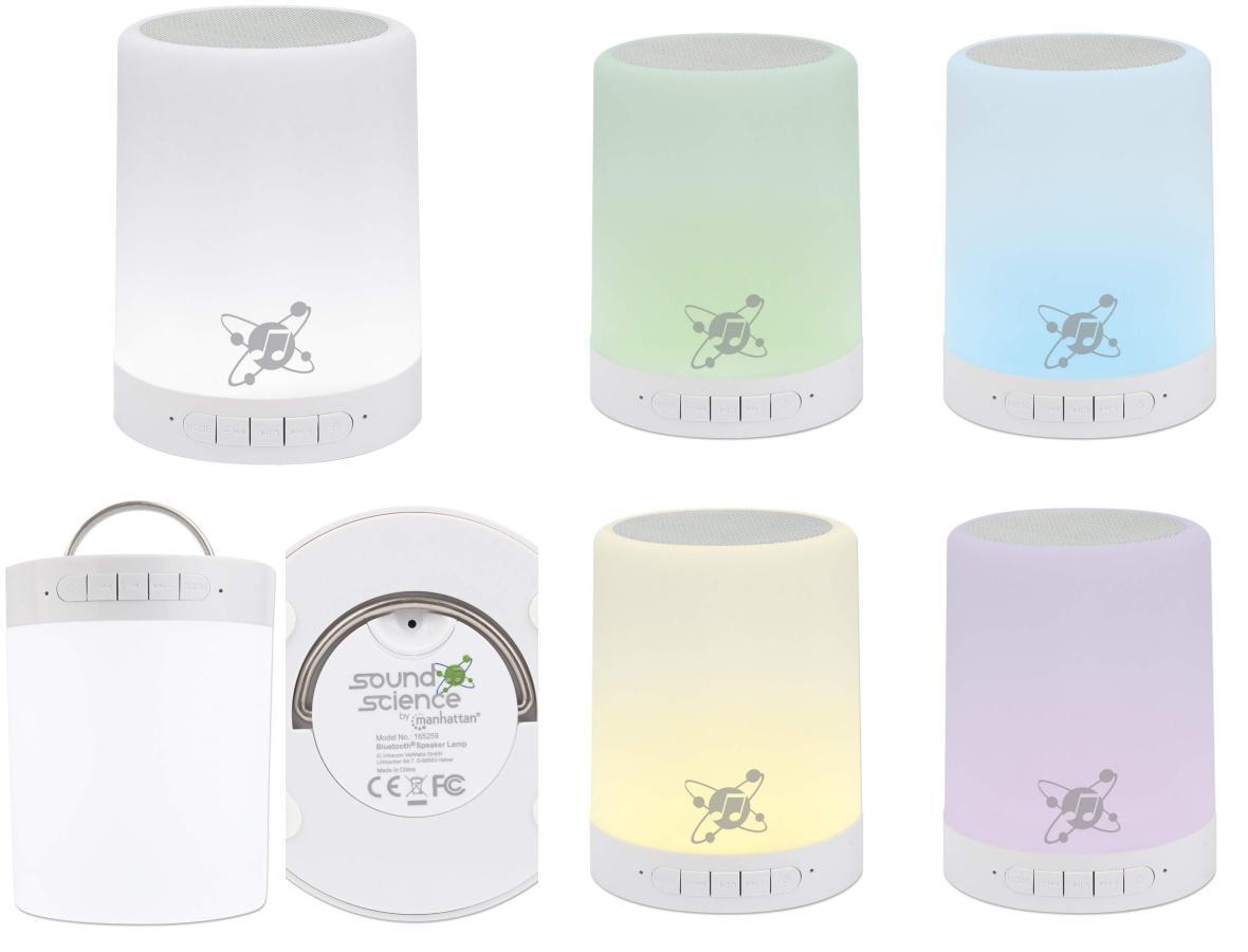 Boxa Portabila Bluetooth Manhattan Cu Iluminare Sound Science