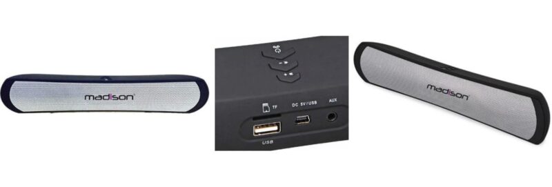 Boxa Portabila Madison 4w Cu Microfon Fm: Bluetooth: Sd: Usb Si Aux