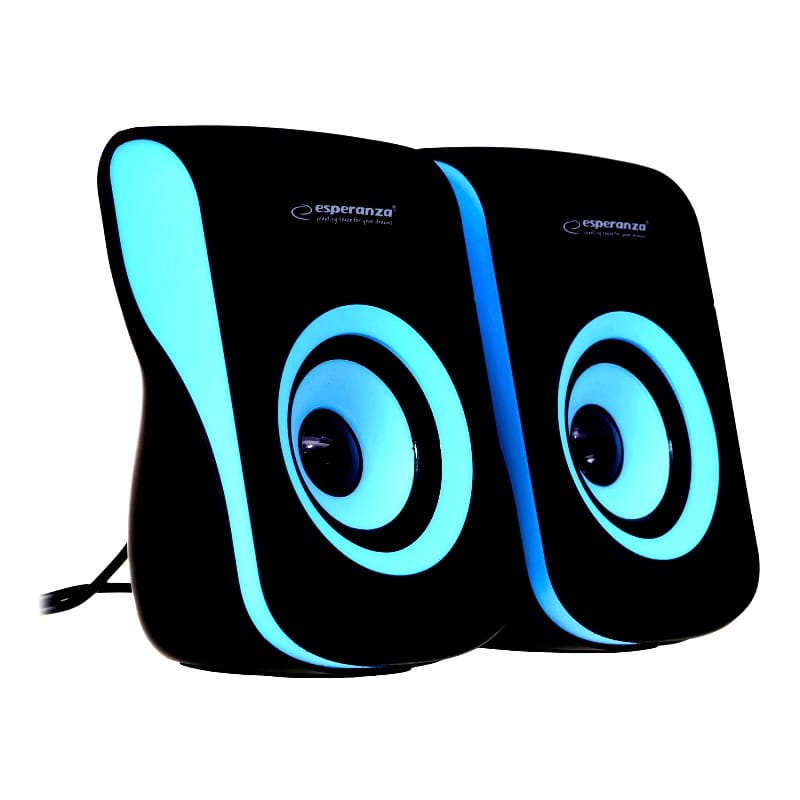 Boxe Stereo 2.0 Negru Albastru Flamenco Esperanza