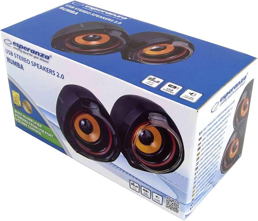 Boxe Stereo 2.0 Usb Rumba Esperanza