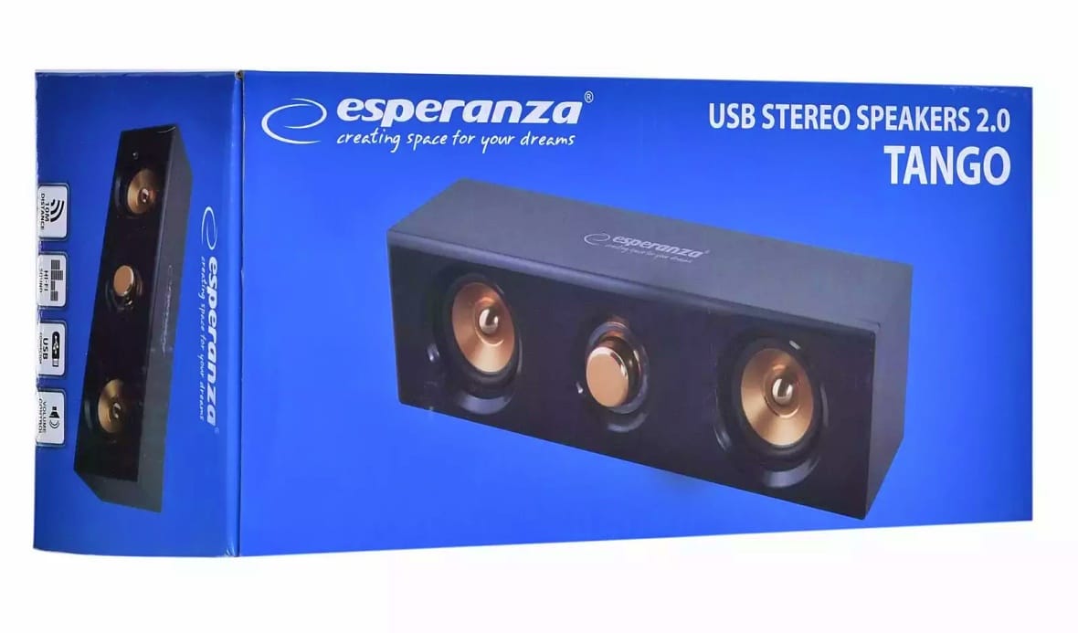 Boxe Stereo 2.0 Usb Tango Esperanza