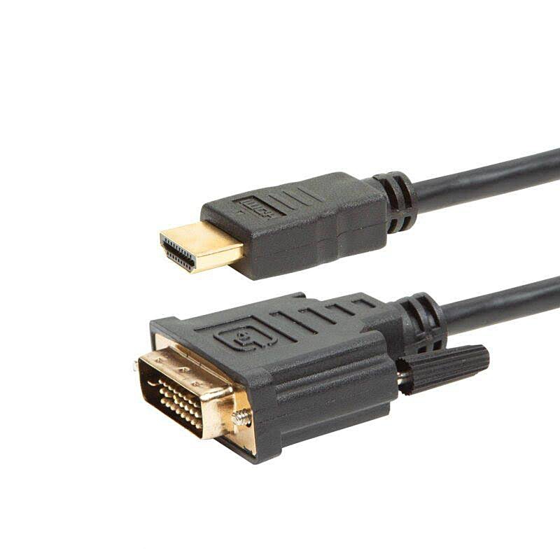Cablu 24+1 Dvi D La Hdmi 5m V2.0 10.2gbps Aurit Delight