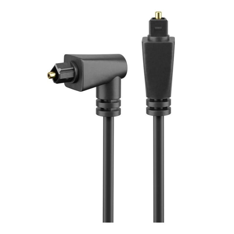 Cablu Toslink Mufa Toslink Mufa In Unghi 1m Ext 4mm Goobay