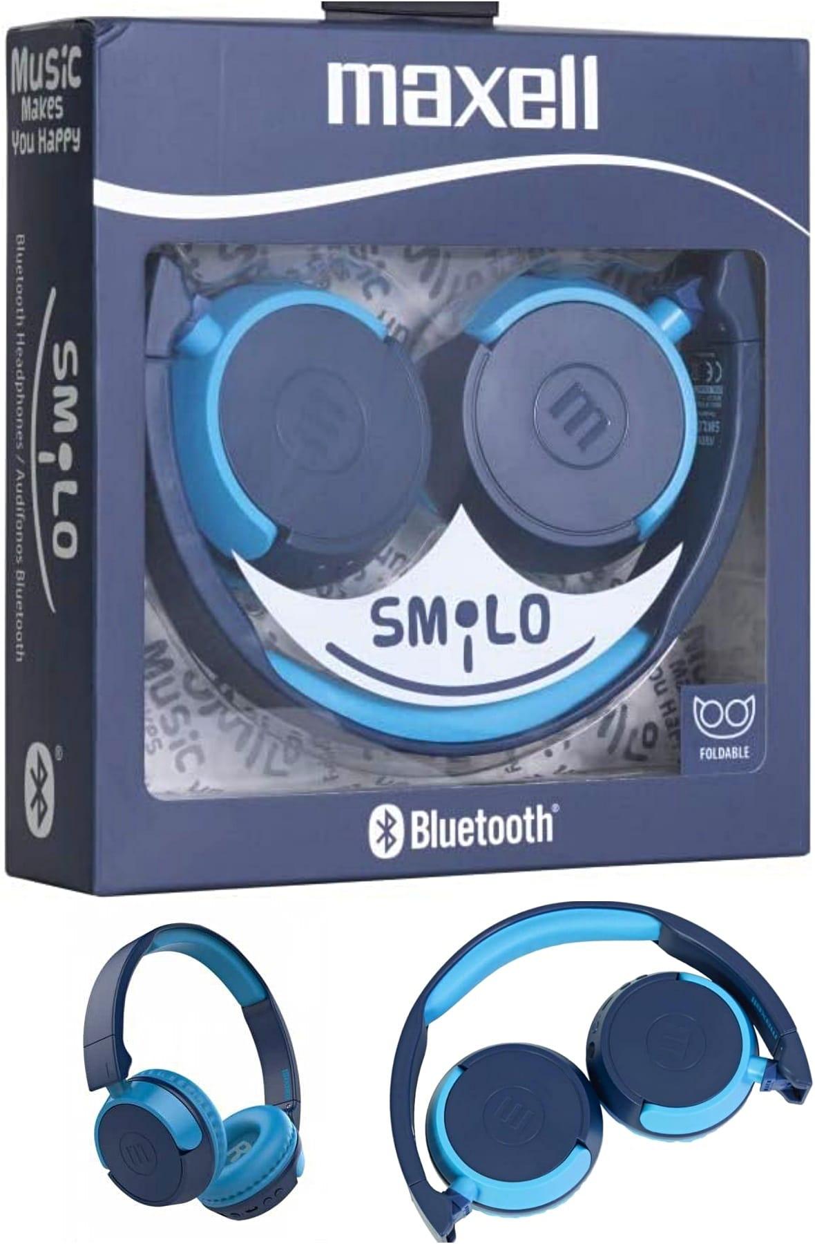 Casti Bluetooth Smilo Albastre Maxell