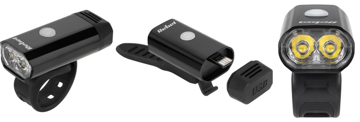 Far Bicicleta 5w 400lm Cu Acumulator Rebel