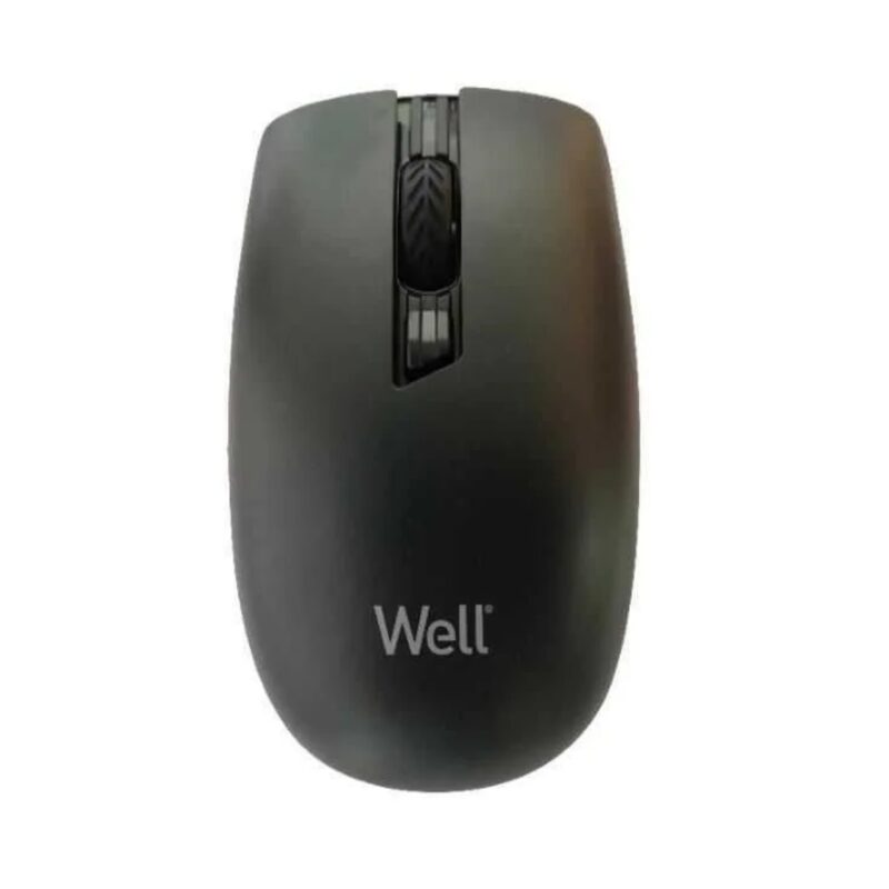 Mouse Wireless Well Mw105 Negru Usb