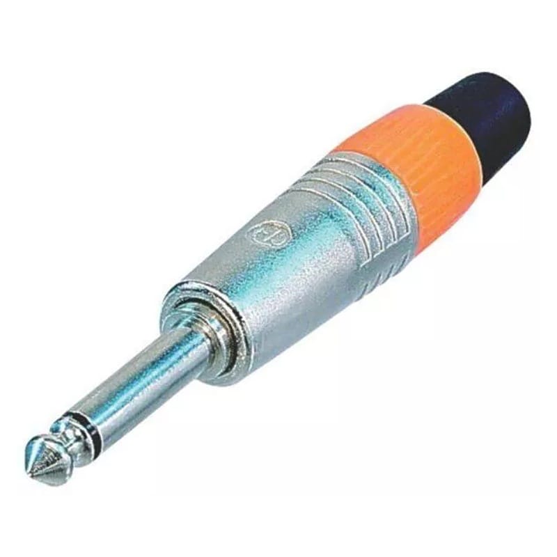 Mufa Tata 6.35 Mm Jack Mono Carcasa Metal Neutrik