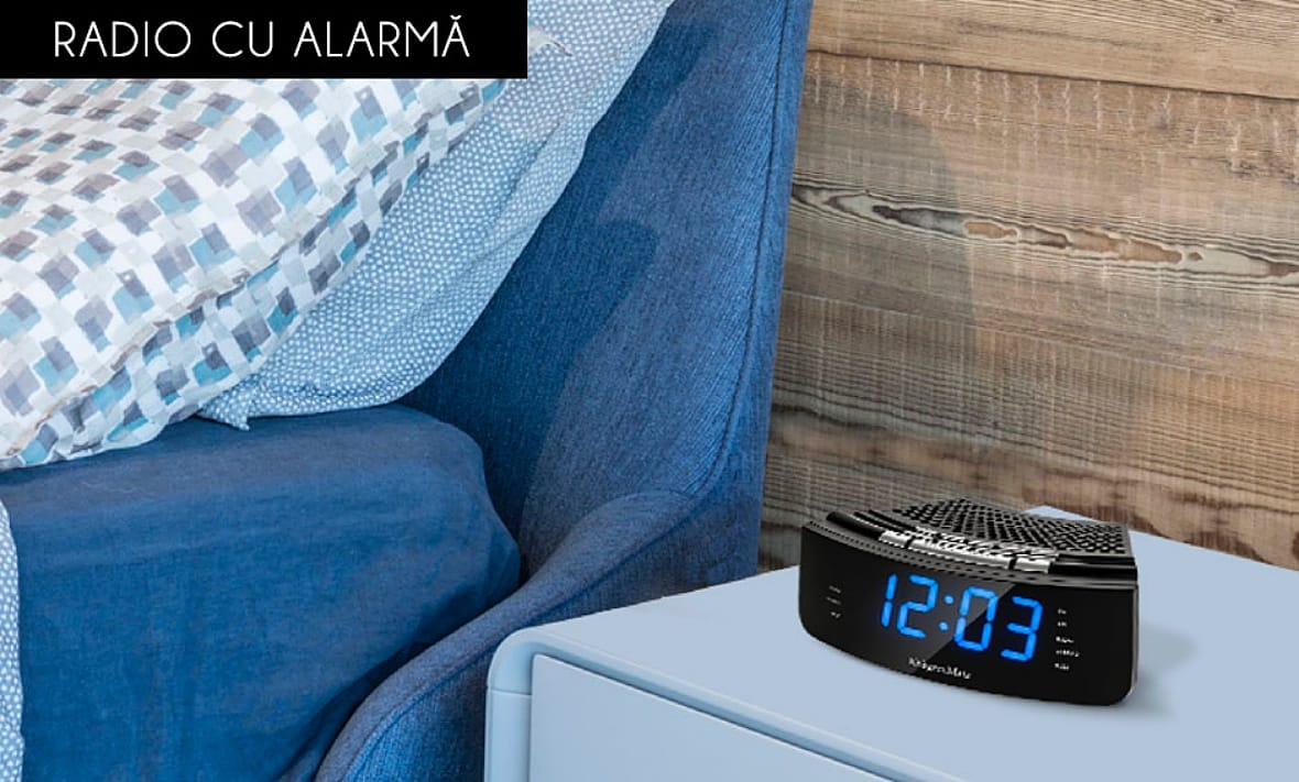 Radio Cu Ceas Dual Cu Alarma Kruger&matz 2