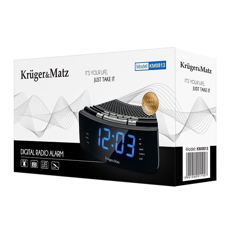 Radio Cu Ceas Dual Cu Alarma Kruger&matz