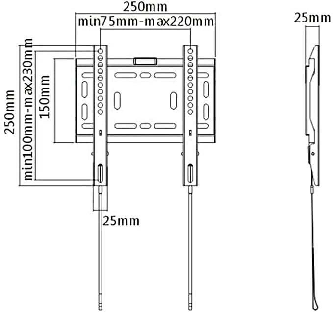 Suport Led Tv 23 42 Inch Cabletech