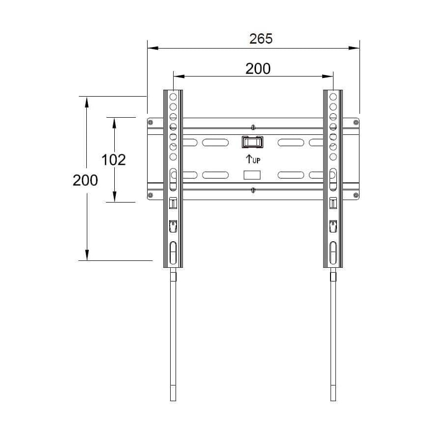 Suport Tv Lcd De Perete 13 43 Fix Cu Snur Well