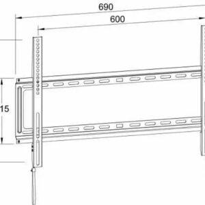 Suport Tv Lcd De Perete 32″ 80″ Fix Well