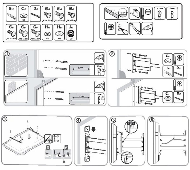 Suport Tv Valuelineindicatii De Montare