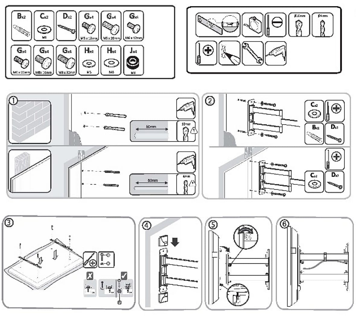 Suport Tv Valuelineindicatii De Montare