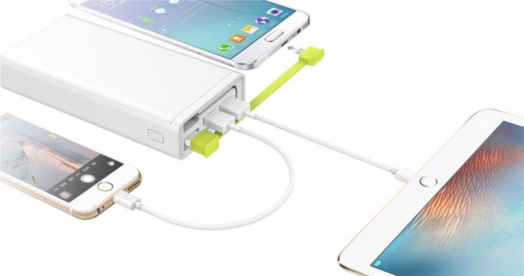 acumulator extern powerbank 20000mah micro usb kabel goobay 2