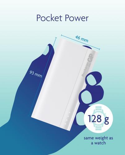 acumulator extern powerbank gp b05a 5000mah alb 1
