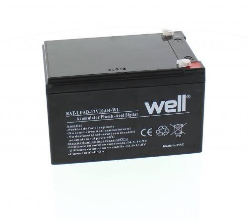 acumulator plumb acid 12v 10ah well bat lead 12v10ah wl 1