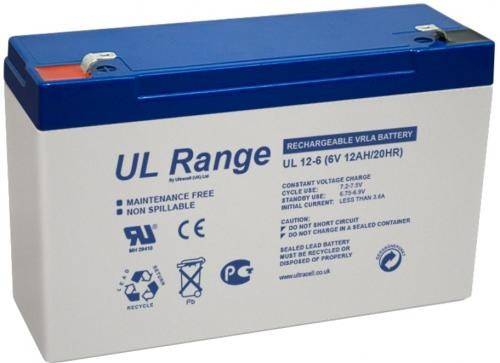 acumulator plumb acid 6v 12ah ultracell 1