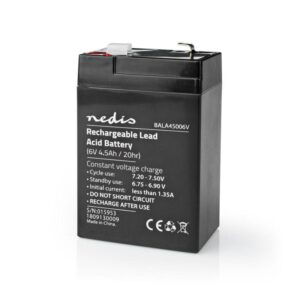 acumulator plumb acid reincarcabil 6v 4500mah nedis