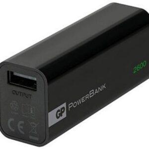 acumulator portabil powerbank gp 2600mah negru 1c02ab