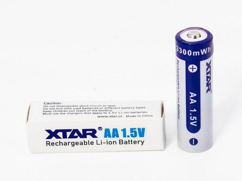 acumulator xtar li ion aa r6 15v 3300mwh cu pin terminal 3