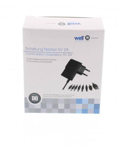 adaptor ac dc universal 5v 2a 8 mufe dc well 2