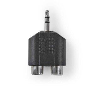 adaptor audio stereo jack 35 mm tata 2x rca mama nedis