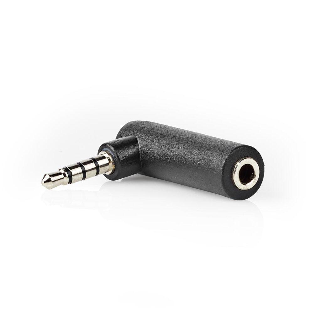 adaptor audio stereo jack 35 mm tata 35 mm mama cotit 90 4 poli nedis 2