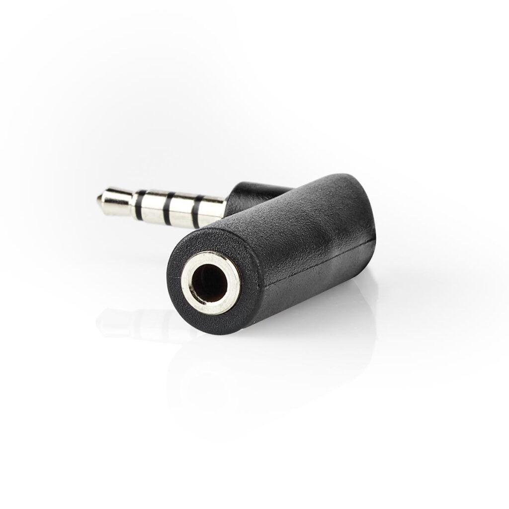 adaptor audio stereo jack 35 mm tata 35 mm mama cotit 90 4 poli nedis 3