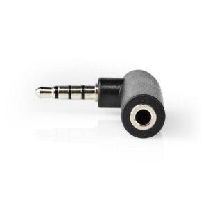 adaptor audio stereo jack 35 mm tata 35 mm mama cotit 90 4 poli nedis