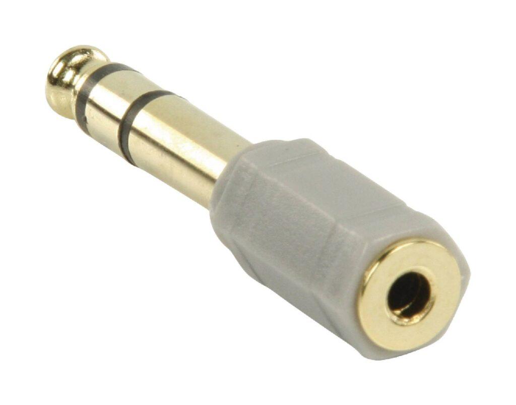 adaptor audio stereo jack 635 mm tata jack 35 mm mama gri bandridge 4