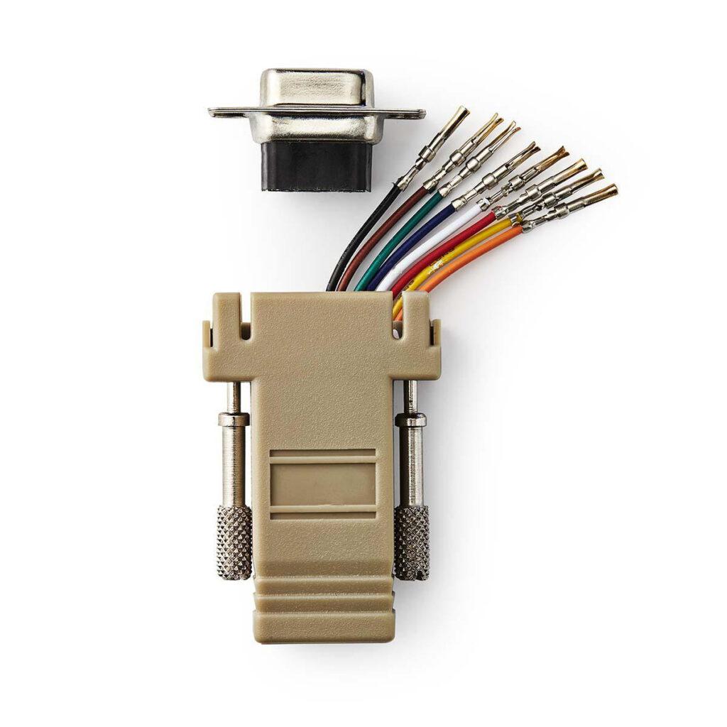 adaptor db9 mama rj45 mama nedis 2