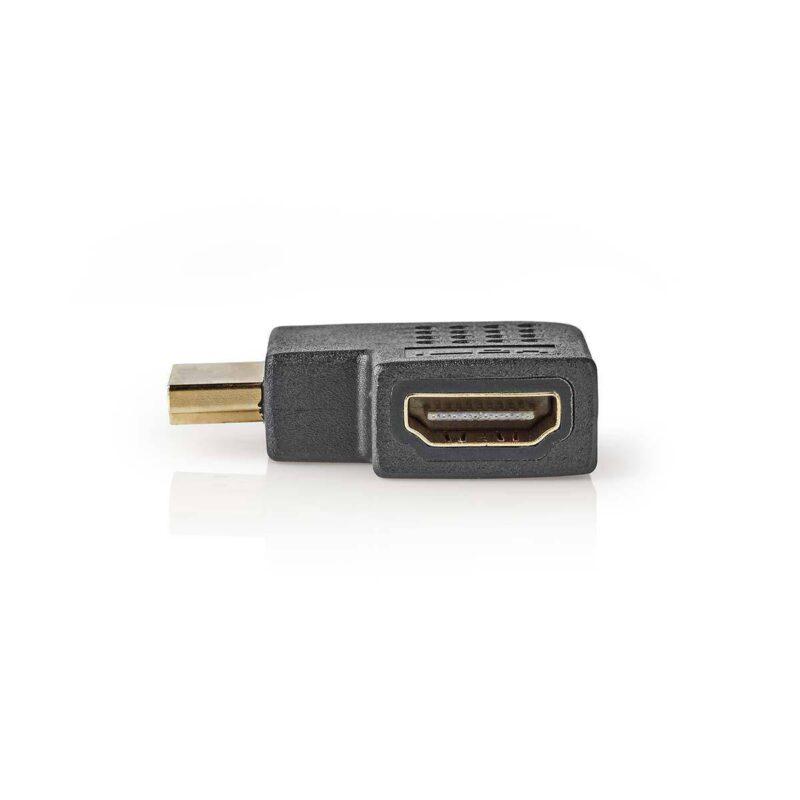 adaptor hdmi hdmi mama cotit stanga mare viteza cu ethernet nedis 2