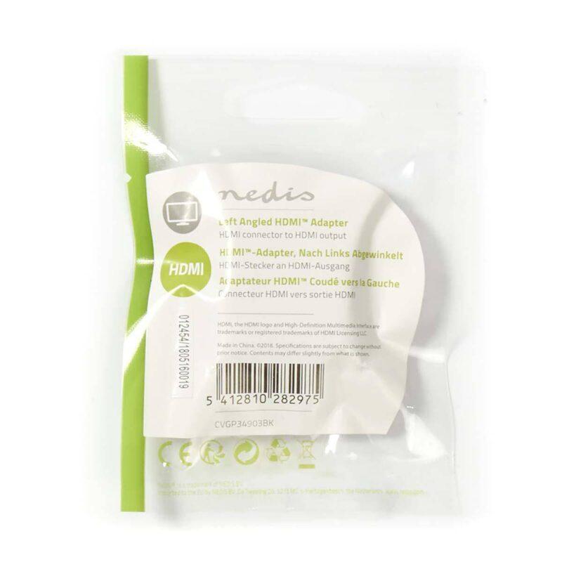 adaptor hdmi hdmi mama cotit stanga mare viteza cu ethernet nedis 5