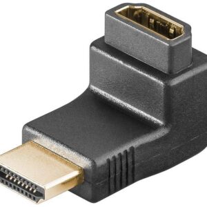 adaptor hdmi mama hdmi tata 90 grade goobay