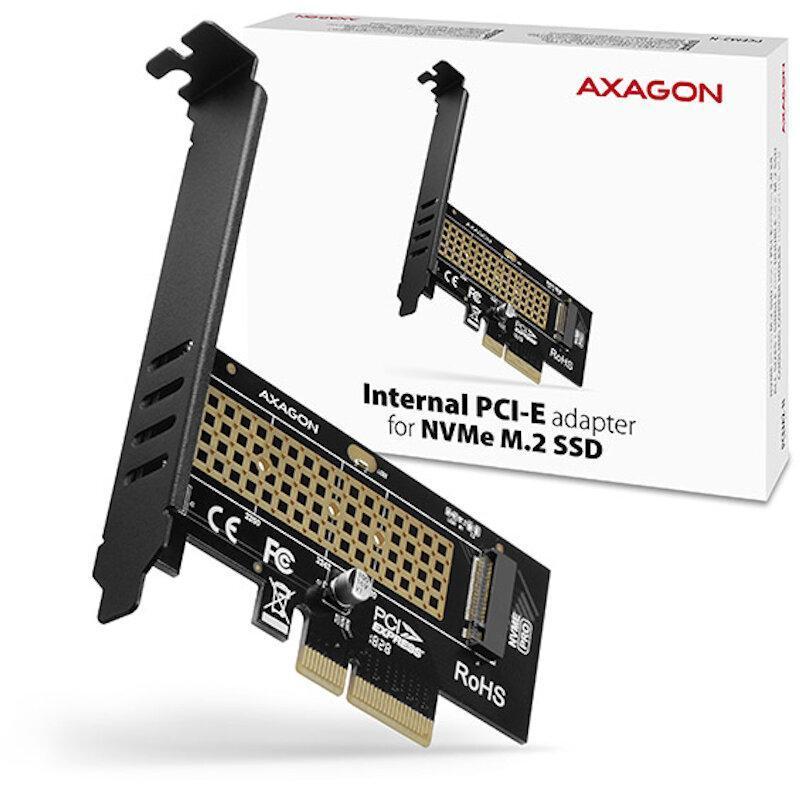 adaptor intern pcem2 n pci e 30 4x m2 ssd nvme suport ssd pana la 80mm axagon 5