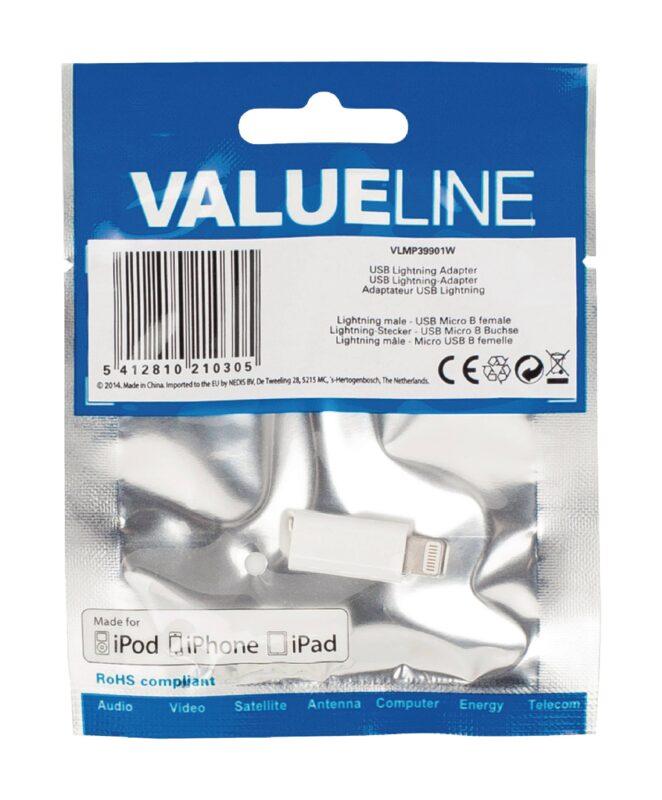 adaptor iphone lightning tata micro usb mama alb valueline 3 scaled