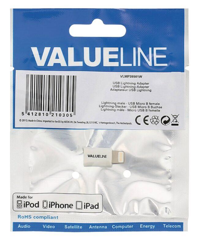 adaptor iphone lightning tata micro usb mama alb valueline 4 scaled
