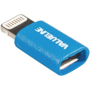 adaptor iphone lightning tata micro usb mama albastru valueline scaled