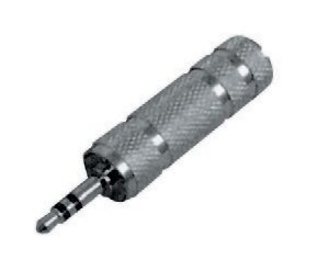 adaptor jack 35 mm la jack 63 mm metal cabletech