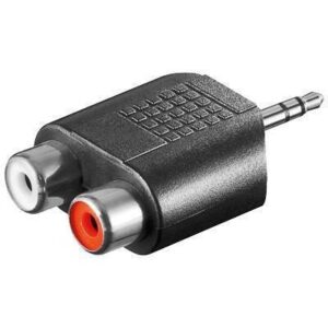 Adaptor Jack 3.5 mm stereo la 2x RCA mama Goobay