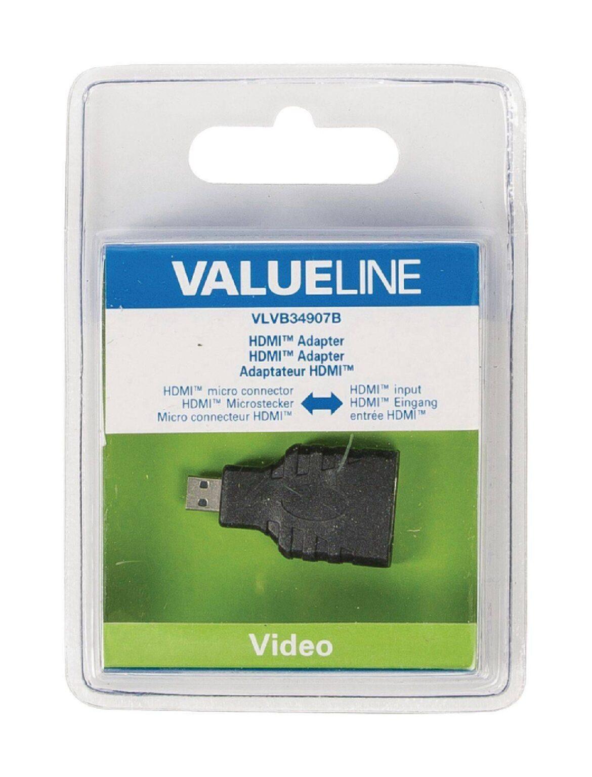 adaptor micro hdmi intrare hdmi valueline 4