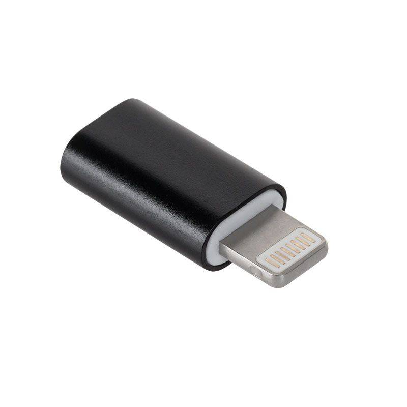 adaptor micro usb lightning negru m life