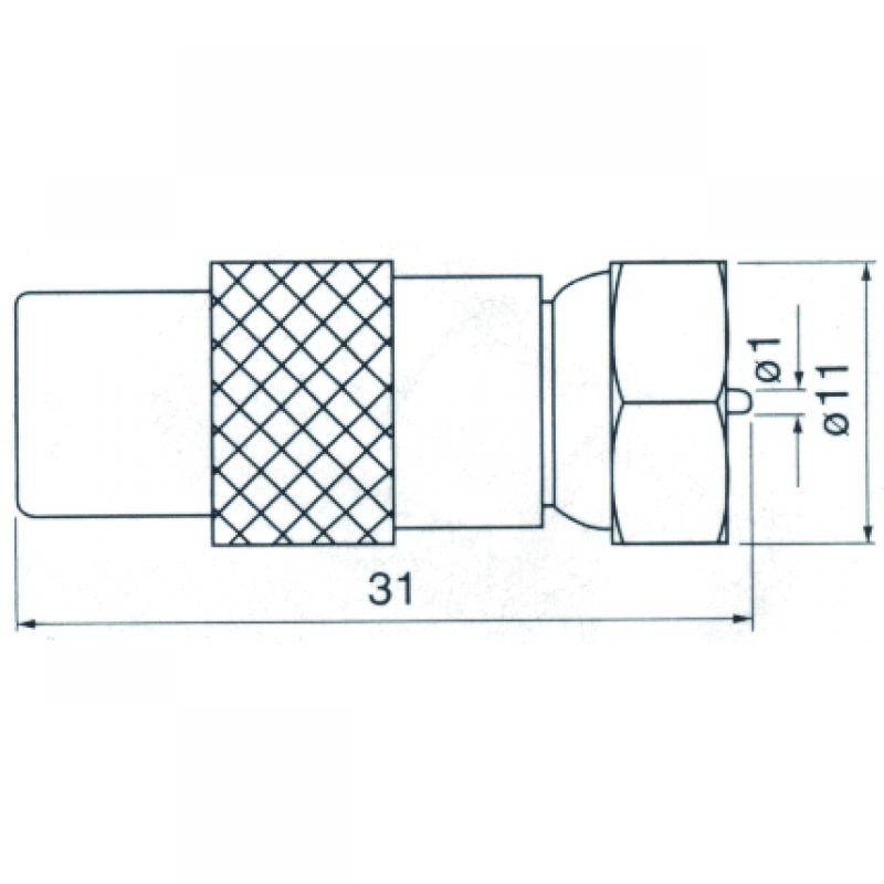 adaptor mufa tv tata la f tata cupru cabletech 1