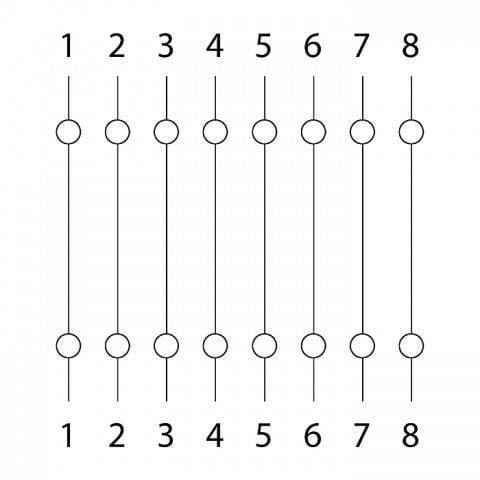 Adaptor prelungire RJ45 mama-mama 8p8c cat5 alb Goobay 1 adaptor prelungire rj45 mama mama 8p8c cat5 alb goobay 1
