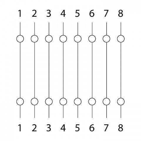 adaptor prelungire rj45 mama mama negru goobay 1