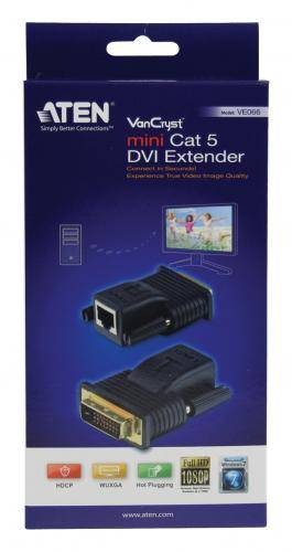 adaptor prelungitor dvi prin utp pana la 20m aten 4