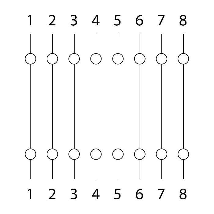 adaptor prelungitor rj45 8p8c cat5 soclu soclu conexiunea drept alb 1