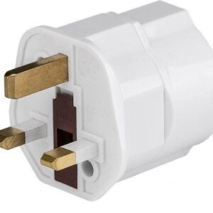 adaptor priza eu schuko priza uk 13a cu pamantare pentru calatorii